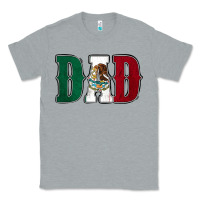 Heather Grey Mexican Flag Dad Classic Tee - Jasminsmagicworld