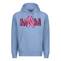 Colony Blue Breast Cancer Awareness Mom Premium Hoodie - RanaPortraitStore
