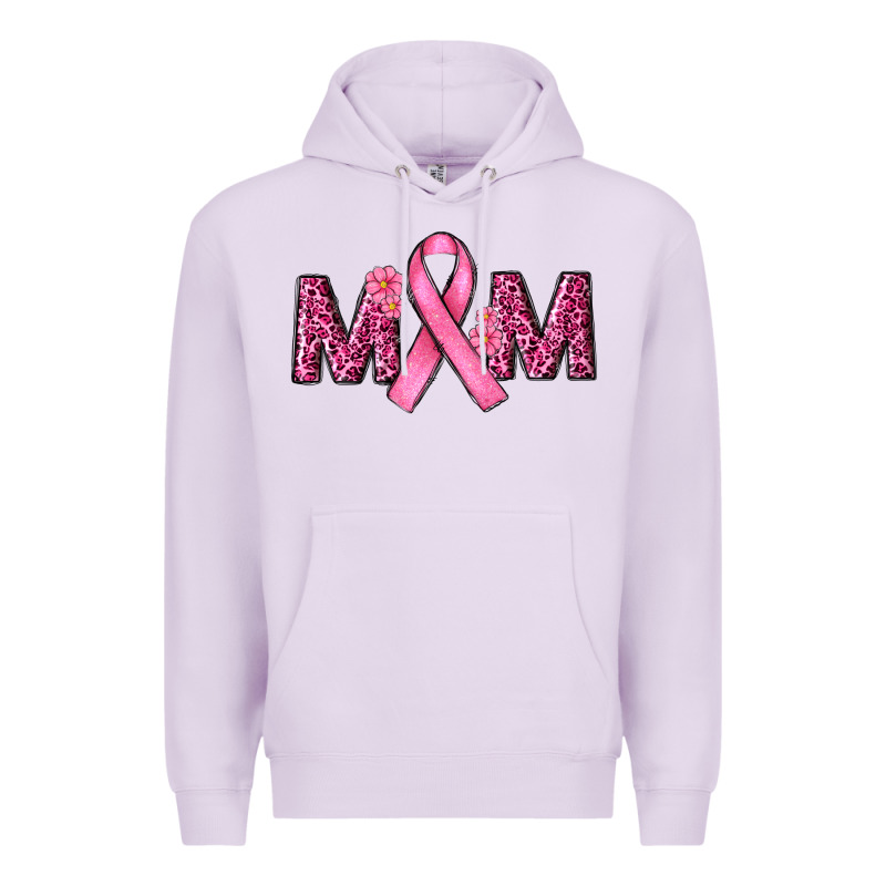 Breast Cancer Awareness Mom Premium Hoodie by RanaPortraitStore | Teevron