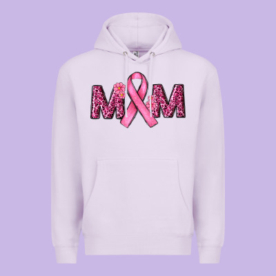 Premium Hoodie Breast Cancer Awareness Mom