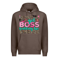 Coffee just a girl boss building her empire Premium Hoodie - texasbilliewilder