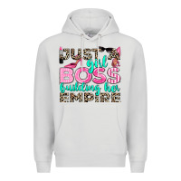 Dove Grey just a girl boss building her empire Premium Hoodie - texasbilliewilder