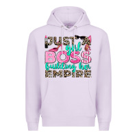 Lilac just a girl boss building her empire Premium Hoodie - texasbilliewilder