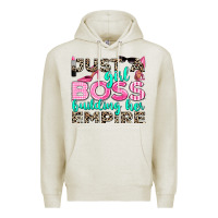 Oatmeal Heather just a girl boss building her empire Premium Hoodie - texasbilliewilder