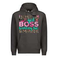 Smoke just a girl boss building her empire Premium Hoodie - texasbilliewilder
