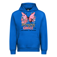 Cobalt amazing grace how sweet the sound butterfly Urban Hoodie - MaliasSmallBusiness