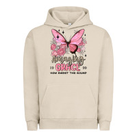 Pigment French Oak amazing grace how sweet the sound butterfly Urban Hoodie - MaliasSmallBusiness