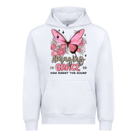 White amazing grace how sweet the sound butterfly Urban Hoodie - MaliasSmallBusiness
