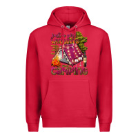 Cardinal just a girl who loves camping Premium Hoodie - texasbilliewilder