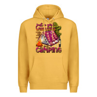 Mustard just a girl who loves camping Premium Hoodie - texasbilliewilder