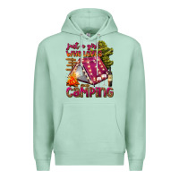 Seafoam just a girl who loves camping Premium Hoodie - texasbilliewilder
