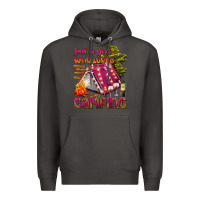 Smoke just a girl who loves camping Premium Hoodie - texasbilliewilder