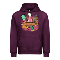 Mauve Wine customized kitchen elements Urban Hoodie - MaliasSmallBusiness