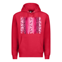 Cardinal Breast Cancer Brushstrokes Premium Hoodie - RanaPortraitStore
