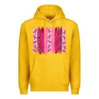Lemon Breast Cancer Brushstrokes Premium Hoodie - RanaPortraitStore