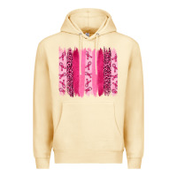 Pina Colada Breast Cancer Brushstrokes Premium Hoodie - RanaPortraitStore