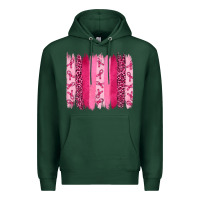 Sports Green Breast Cancer Brushstrokes Premium Hoodie - RanaPortraitStore