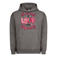 Pigment Tornado all you need is love and cupcakes valentines day Urban Hoodie - MaliasSmallBusiness