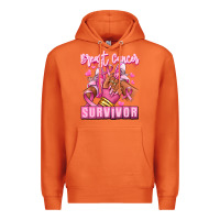 Carrot Breast Cancer survivor afro girl sneakers Premium Hoodie - RanaPortraitStore