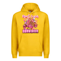 Lemon Breast Cancer survivor afro girl sneakers Premium Hoodie - RanaPortraitStore