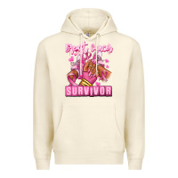 Sandshell Breast Cancer survivor afro girl sneakers Premium Hoodie - RanaPortraitStore