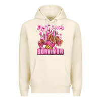 Tofu Breast Cancer survivor afro girl sneakers Premium Hoodie - RanaPortraitStore