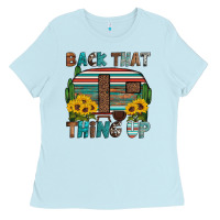 Baby Blue back that thing up Ladies Tee - Artiststas