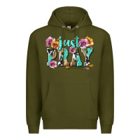 Army Green just pray Premium Hoodie - texasbilliewilder