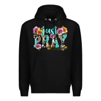 Black just pray Premium Hoodie - texasbilliewilder