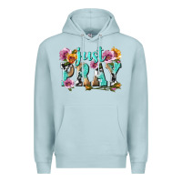 Blue Mist just pray Premium Hoodie - texasbilliewilder