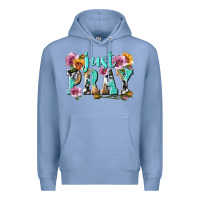 Colony Blue just pray Premium Hoodie - texasbilliewilder