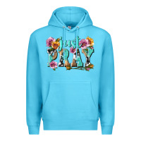 Ocean Blue just pray Premium Hoodie - texasbilliewilder