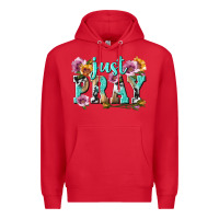 Red just pray Premium Hoodie - texasbilliewilder