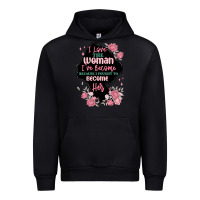 Black i love the woman ive become Urban Hoodie - MaliasSmallBusiness