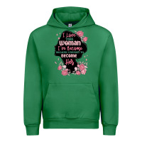 Emerald i love the woman ive become Urban Hoodie - MaliasSmallBusiness