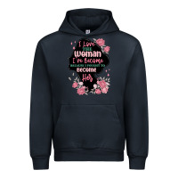 Navy i love the woman ive become Urban Hoodie - MaliasSmallBusiness