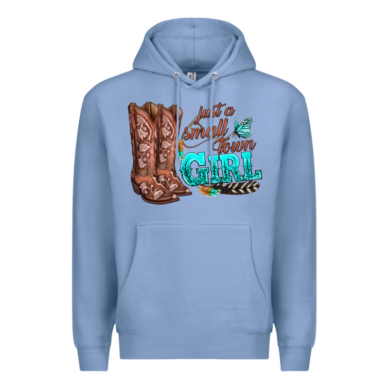 Justas Malltown Girlie Premium Hoodie by texasbilliewilder | Teevron