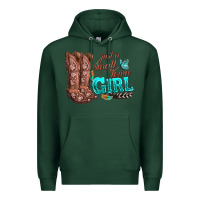 Sports Green justas malltown girlie Premium Hoodie - texasbilliewilder