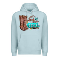 Blue Mist justas malltown girlie Premium Hoodie - texasbilliewilder