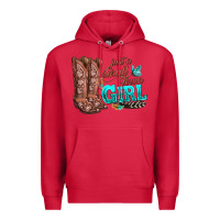Cardinal justas malltown girlie Premium Hoodie - texasbilliewilder