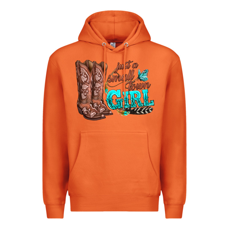 Justas Malltown Girlie Premium Hoodie by texasbilliewilder | Teevron
