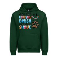 Forest Green if you dont brushy brush i will shavey shave Urban Hoodie - MaliasSmallBusiness