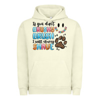 Pigment Pistachio if you dont brushy brush i will shavey shave Urban Hoodie - MaliasSmallBusiness