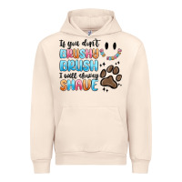 Sandshell if you dont brushy brush i will shavey shave Urban Hoodie - MaliasSmallBusiness