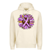 Tofu Cancer Awareness Sunflower Premium Hoodie - RanaPortraitStore