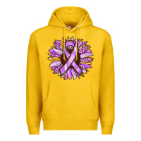 Lemon Cancer Awareness Sunflower Premium Hoodie - RanaPortraitStore