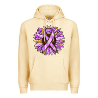 Pina Colada Cancer Awareness Sunflower Premium Hoodie - RanaPortraitStore