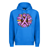 True Royal Cancer Awareness Sunflower Premium Hoodie - RanaPortraitStore