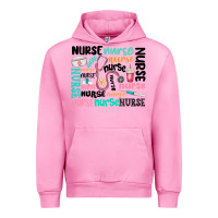 Fuchsia Pink nurse Urban Hoodie - MaliasSmallBusiness