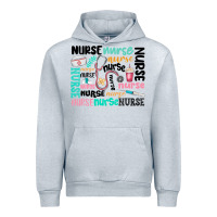 Heather Grey nurse Urban Hoodie - MaliasSmallBusiness